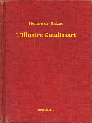 cover image of L'Illustre Gaudissart